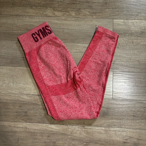Red Gymshark Flex Leggings - Picture 2 of 4